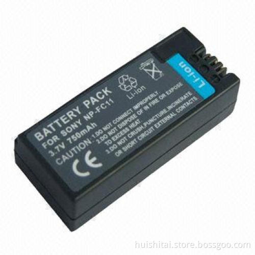 Camera replacement battery for Sony NP-FC10/FC11 with 3.7V, 800mAh